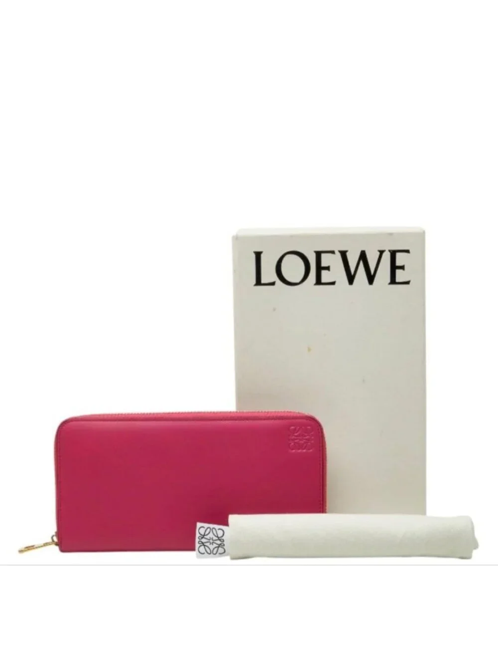Loewe Anagram Zip Around Wallet Pink